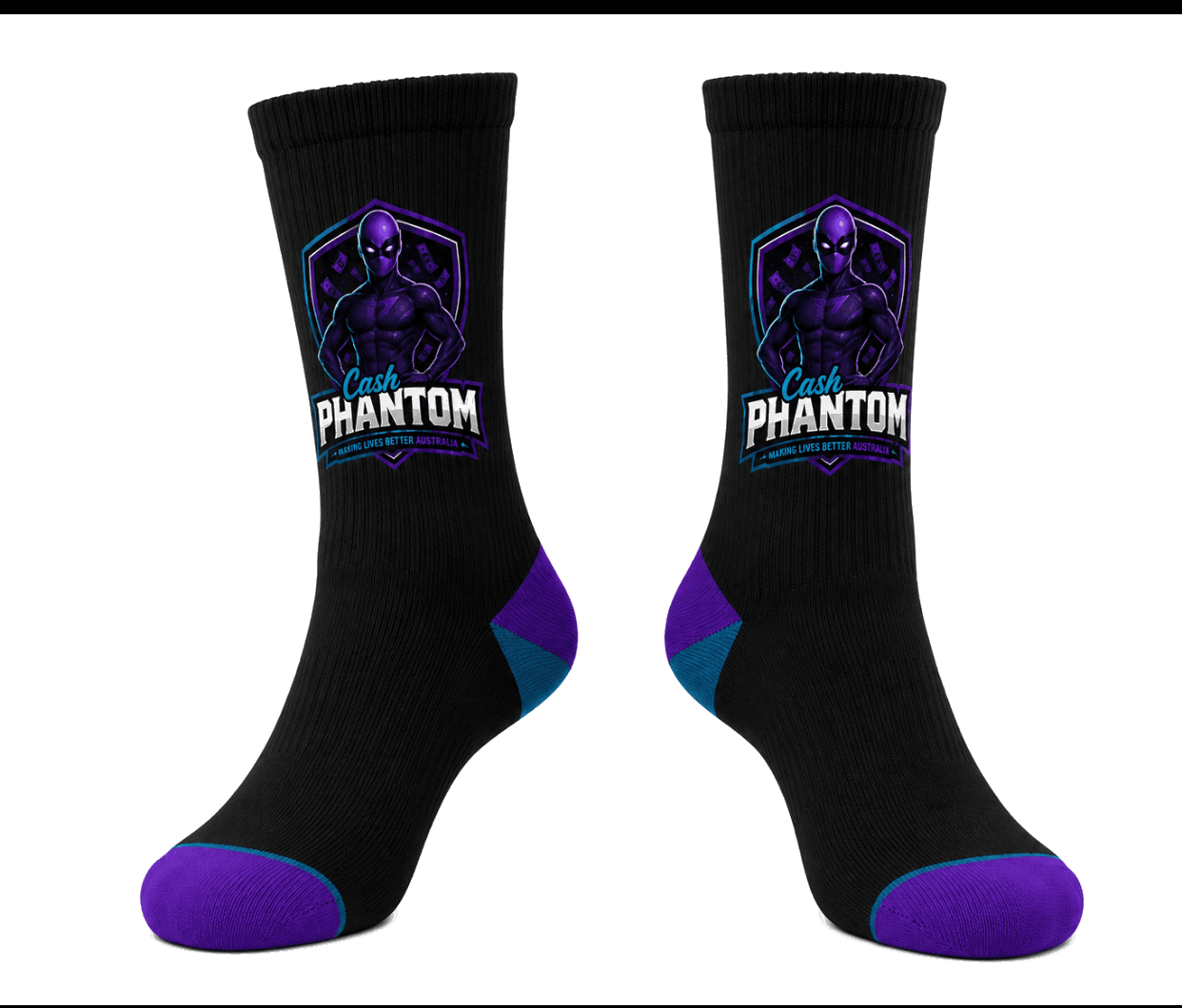 Phantom Socks — black