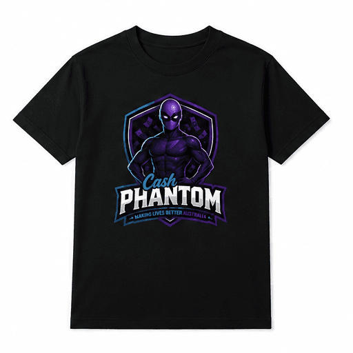 Phantom Tee — black